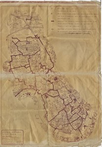 Hammersmith and Fulham GLC Cycle Map Early 80s