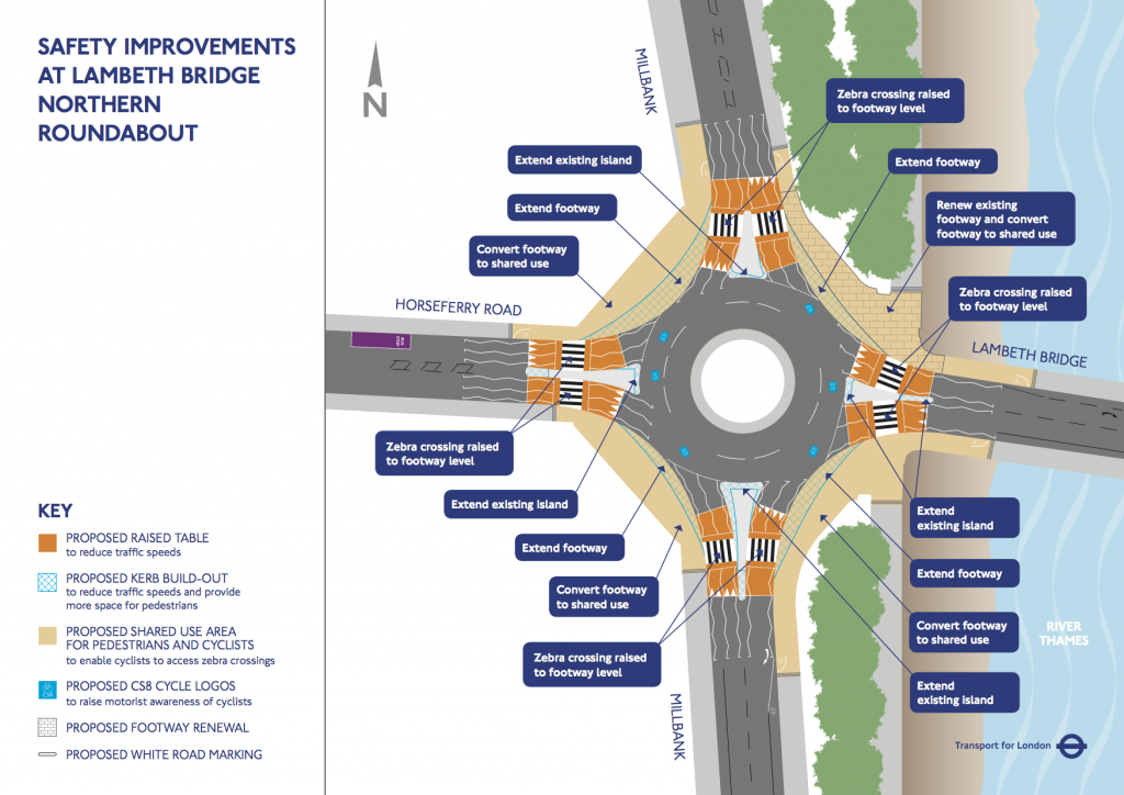 TFL Lambeth North Map